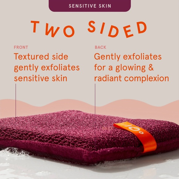 NWT Cleanlogic Bath and Body Sensitive Skin 2-in-1 Large Body Exfoliator - Picture 2 of 9